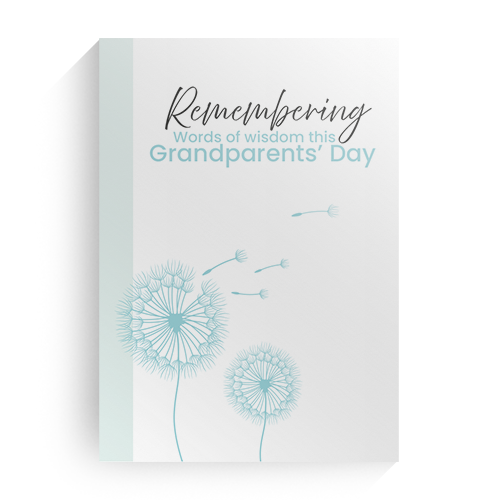 Grandparent's Day - Dandelion A3 Poster